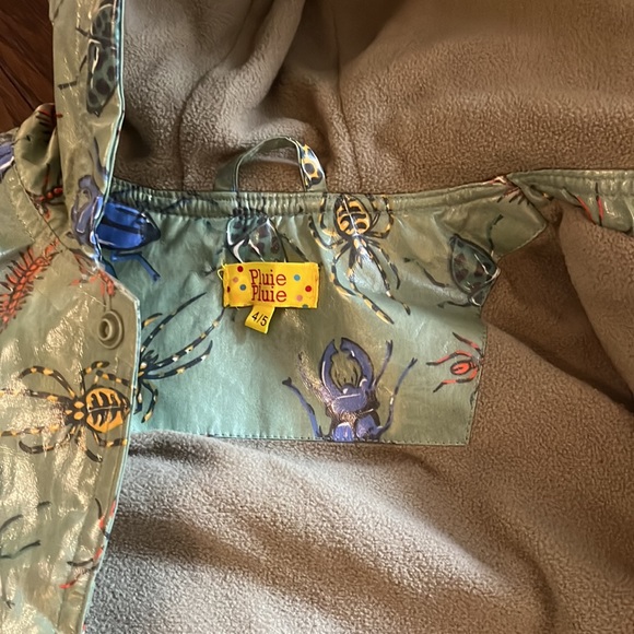 Pluie Pluie Lined Rain Coat- Bugs - Picture 2 of 2